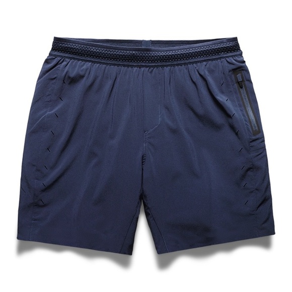 Ten Thousand The Session Shorts Navy Blue Lined 7” - Picture 1 of 9